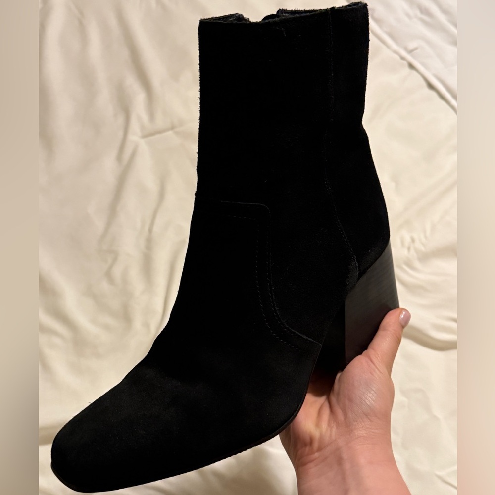Blondo Black Heeled Boots for Women
